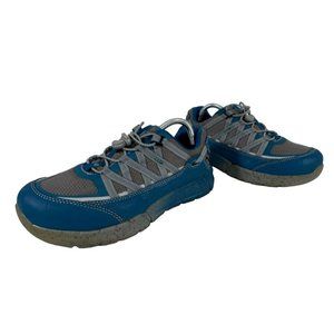 KEEN ESD Utility Work Shoes Asheville Aluminum Toe Womens SIZE 11 Wide Aqua Blue